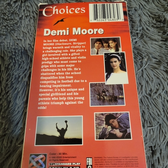 Choices VHS Movie (1995), Demi Moore - Picture 6 of 9